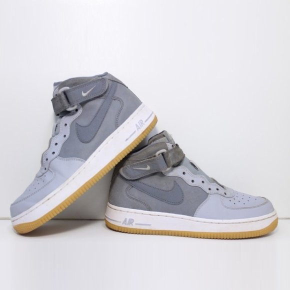 Nike Other - Nike Air Force 1 Mid Boys Shoes 6Y 314195-034 A08